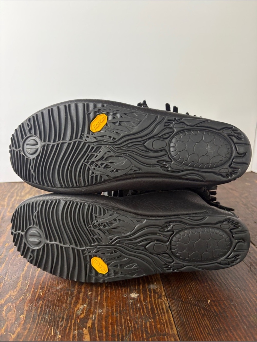 LIKE NEW Manitobah Black Fringe Ankle Booties - Picture 6 of 8